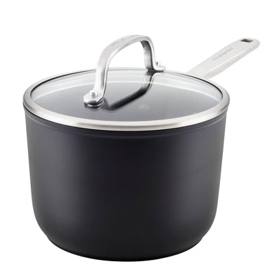 KitchenAid Hard Anodized Induction 2qt Covered Saucepan: Nonstick Matte Black, Dishwasher-Safe, Gas & Electric Compatible 9 KitchenAid Hard Anodized Induction 2qt Covered Saucepan: Nonstick Matte Black, Dishwasher-Safe, Gas & Electric Compatible - Image 7