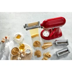 KitchenAid 3pc Pasta Roller & Cutter Set - KSMPRA: Metal Stand Mixer Accessories, Includes Fettuccine Cutter, Silver 12 KitchenAid 3pc Pasta Roller & Cutter Set - KSMPRA: Metal Stand Mixer Accessories, Includes Fettuccine Cutter, Silver -KitchenAid Shop GUEST 7f11cd9b 3e00 4c0b accd 6d600f49f0ef