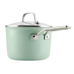 KitchenAid Hard Anodized 3qt Nonstick Ceramic Cookware Sauce Pan With Lid - Pistachio: Stainless Handle, Tempered Glass Lid 20 KitchenAid Hard Anodized 3qt Nonstick Ceramic Cookware Sauce Pan With Lid - Pistachio: Stainless Handle, Tempered Glass Lid -KitchenAid Shop GUEST 80bd6a51 e156 473f 836f 4e8766ede479