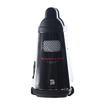 KitchenAid Gourmet Box Grater: Stainless Steel Cheese Shredder With Storage Container, Dishwasher-Safe, Black/Silver 8 KitchenAid Gourmet Box Grater: Stainless Steel Cheese Shredder With Storage Container, Dishwasher-Safe, Black/Silver - Image 6