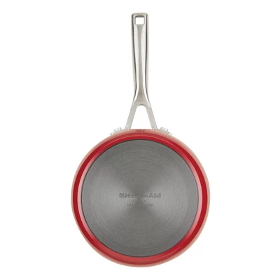 KitchenAid 3qt Hard Anodized Ceramic Nonstick Cookware Sauce Pan Empire Red: Lifetime Warranty, Hand Wash, Gas & Electric 9 KitchenAid 3qt Hard Anodized Ceramic Nonstick Cookware Sauce Pan Empire Red: Lifetime Warranty, Hand Wash, Gas & Electric - Image 7