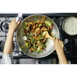 KitchenAid 5-Ply Clad Stainless Steel 15" Wok 17 KitchenAid 5-Ply Clad Stainless Steel 15" Wok -KitchenAid Shop GUEST 8e7d1066 295f 40dc aa50 f7b7307250cc