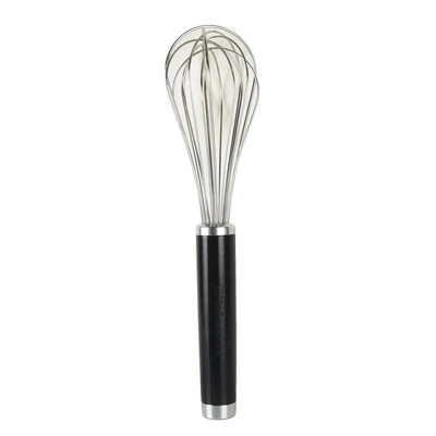 KitchenAid Stainless Steel Utility Whisk: Metal Wire Whisk, Kitchen Tools, Dishwasher-Safe, Black, 10.75" Length 5 KitchenAid Stainless Steel Utility Whisk: Metal Wire Whisk, Kitchen Tools, Dishwasher-Safe, Black, 10.75" Length - Image 3