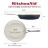 KitchenAid 12.25" Hard Anodized Ceramic Nonstick Frying Pan Matte Black: Lifetime Warranty, Hand Wash, Gas Compatible -KitchenAid Shop GUEST 8f417761 2835 4e96 b44e 86c7f13b38a9