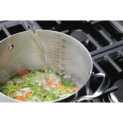KitchenAid 3-Ply Base Stainless Steel 8qt Stockpot With Lid 9 KitchenAid 3-Ply Base Stainless Steel 8qt Stockpot With Lid - Image 7