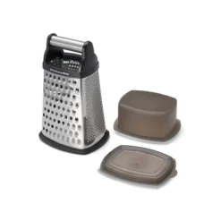 KitchenAid Gourmet Box Grater: Stainless Steel Cheese Shredder With Storage Container, Dishwasher-Safe, Black/Silver 14 KitchenAid Gourmet Box Grater: Stainless Steel Cheese Shredder With Storage Container, Dishwasher-Safe, Black/Silver -KitchenAid Shop GUEST 934c8922 d2f3 4b96 a371 a34d97cf23c7