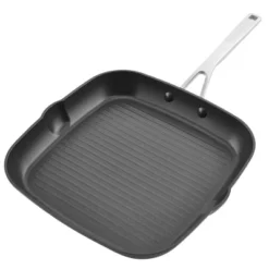 KitchenAid Hard-Anodized Induction 11.25" Nonstick Square Grill Pan: Gas & Induction Compatible, Oven-Safe, Matte Black -KitchenAid Shop GUEST 93c64032 1932 45c6 ad71 66a12e451afa