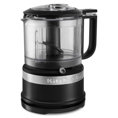 KitchenAid 3.5-Cup Food Chopper - Black Matte: 2 Speeds, Stainless Steel Blades, Dishwasher-Safe Parts, 240 Watts 6 KitchenAid 3.5-Cup Food Chopper - Black Matte: 2 Speeds, Stainless Steel Blades, Dishwasher-Safe Parts, 240 Watts - Image 4