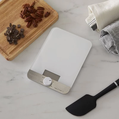 KitchenAid 11lb Kitchen Digital Food Scale White 4 KitchenAid 11lb Kitchen Digital Food Scale White - Image 2