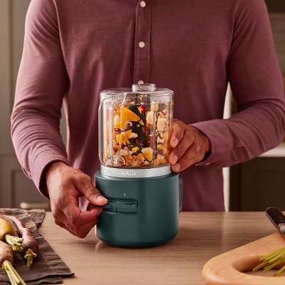 KitchenAid Go Cordless Food Chopper Battery Sold Separately Hearth & Hand™ With Magnolia: 5-Cup, Stainless Steel Blades, Shaded Palm 4 KitchenAid Go Cordless Food Chopper Battery Sold Separately Hearth & Hand™ With Magnolia: 5-Cup, Stainless Steel Blades, Shaded Palm - Image 2