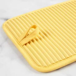 KITCHENAID Ribbed Soft Silicone Pot Holder 2-Pack Set, 2025 Color Of The Year, Butter Yellow, 7"x9" -KitchenAid Shop GUEST a0a9f135 fe4b 433d b73d 83ab4468259d