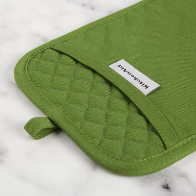 KitchenAid Asteroid Rectangle Pot Holder 2-Pack Set, Matcha, 7"x10" 3 KitchenAid Asteroid Rectangle Pot Holder 2-Pack Set, Matcha, 7"x10"