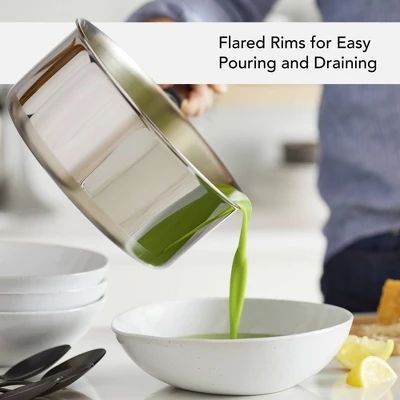 KitchenAid 1.5qt 5-Ply Clad Stainless Steel Induction Sauce Pan With Lid: Dishwasher-Safe Cooking Pot 5 KitchenAid 1.5qt 5-Ply Clad Stainless Steel Induction Sauce Pan With Lid: Dishwasher-Safe Cooking Pot - Image 3