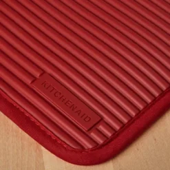 KITCHENAID Ribbed Soft Silicone Pot Holder 2-Pack Set, Smoked Paprika Red, 7"x9" -KitchenAid Shop GUEST a60a5ee0 bdf4 439d a299 012fb8ee4c8d