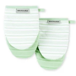 KITCHENAID Albany Mini Oven Mitt 2-Pack Set, Pistachio, 5.5"x8" -KitchenAid Shop GUEST a6396462 d2de 4a0a 8139 d22a93941419