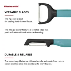 KitchenAid 2pk Peelers: Serrated Blade, Protective Cover, Dishwasher-Safe, Green, Plastic & Metal, Vegetable & Potato Peeler 9 KitchenAid 2pk Peelers: Serrated Blade, Protective Cover, Dishwasher-Safe, Green, Plastic & Metal, Vegetable & Potato Peeler -KitchenAid Shop GUEST b23ded74 064d 4e5a 811e 78956a7d7989