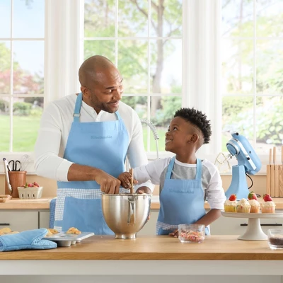 KITCHENAID Gourmet Series Gridlines Little Chef Apron 5 KITCHENAID Gourmet Series Gridlines Little Chef Apron - Image 3