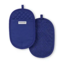 KitchenAid Asteroid Oval Pot Holder 2-Pack Set, Cobalt Blue, 6.5"x10" -KitchenAid Shop GUEST b7aa4a0b a83a 4a86 a4ea f80125dab0aa