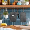 KitchenAid Asteroid Rectangle Pot Holder 2-Pack Set, Charcoal Grey, 7"x10" -KitchenAid Shop GUEST c04cc0fb 315a 45ab ab3b 591698d10837