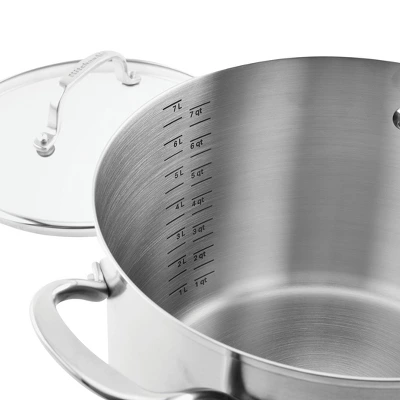 KitchenAid 3-Ply Base Stainless Steel 8qt Stockpot With Lid 13 KitchenAid 3-Ply Base Stainless Steel 8qt Stockpot With Lid - Image 11
