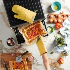 KITCHENAID Asteroid Oven Mitt 2-Pack Set, Buttercup Yellow, 7"x12.5" -KitchenAid Shop GUEST cb578538 3103 4adf 9671 50a3d66a3656