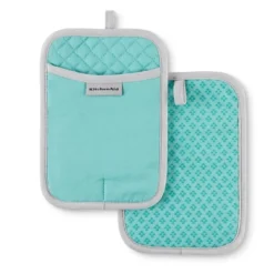 KitchenAid Asteroid Rectangle Pot Holder 2-Pack Set, Aqua Sky, 7"x10" 9 KitchenAid Asteroid Rectangle Pot Holder 2-Pack Set, Aqua Sky, 7"x10" -KitchenAid Shop GUEST cd43b9ff 8dac 44b8 99b7 00640d49b2f6