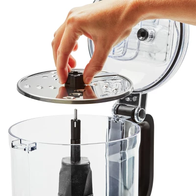 KitchenAid 7 Cup Food Processor - Black - KFP0718BM: Grinds, Chops, Shreds, Mixes, Blends, 3 Speeds, Dishwasher-Safe 3 KitchenAid 7 Cup Food Processor - Black - KFP0718BM: Grinds, Chops, Shreds, Mixes, Blends, 3 Speeds, Dishwasher-Safe