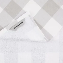 KitchenAid Stripe Gingham Dual Polyester Cotton Kitchen Towel 3-Pack Set, Matte Grey 8 KitchenAid Stripe Gingham Dual Polyester Cotton Kitchen Towel 3-Pack Set, Matte Grey -KitchenAid Shop GUEST d1a3536c 6096 4195 a514 99c0508bdd3a