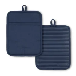 KITCHENAID Ribbed Soft Silicone Pot Holder 2-Pack Set, Ink Blue, 7"x9" 11 KITCHENAID Ribbed Soft Silicone Pot Holder 2-Pack Set, Ink Blue, 7"x9" -KitchenAid Shop GUEST d9aece52 74dd 413d a3f2 90cd16dbb7f7