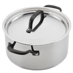 KitchenAid 6qt 5-Ply Clad Stainless Steel Induction Stockpot With Lid Silver 12 KitchenAid 6qt 5-Ply Clad Stainless Steel Induction Stockpot With Lid Silver -KitchenAid Shop GUEST dfbf8f69 b15f 4c2a bb4d 6b069ffe71a0