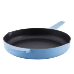 KitchenAid 12" Enameled Cast Iron Induction Skillet With Helper Handle And Pour Spouts Blue Velvet -KitchenAid Shop GUEST dfe6a7c3 aeef 4527 b39a a02215ca56f6
