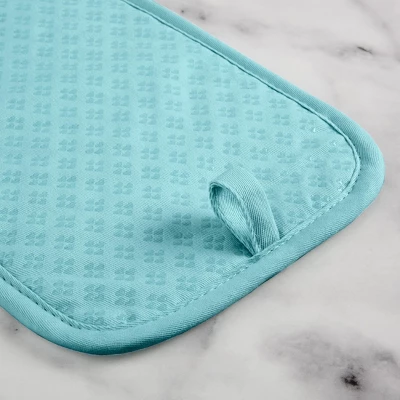 KitchenAid Asteroid Rectangle Pot Holder 2-Pack Set, Mineral Water, 7"x10" 3 KitchenAid Asteroid Rectangle Pot Holder 2-Pack Set, Mineral Water, 7"x10"