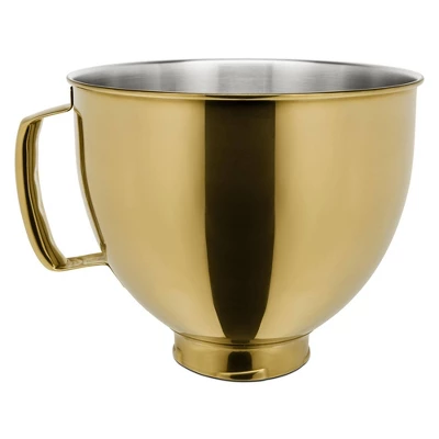 KitchenAid 5qt Radiant Gold Colorfast Finish Stainless Steel Bowl - KSM5SS 6 KitchenAid 5qt Radiant Gold Colorfast Finish Stainless Steel Bowl - KSM5SS - Image 4