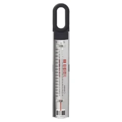 KitchenAid Candy Thermometer Silver: Stainless Steel Analog Food & Baking Thermometer, 100-400°F, Clip Mount -KitchenAid Shop GUEST e7055b46 df3d 484c 8099 1261ac89f242