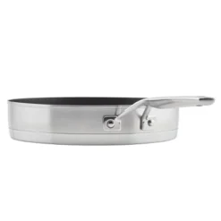 KitchenAid 3-Ply Base Stainless Steel 10.25" Nonstick Round Grill Pan: Induction Safe, Dishwasher & Oven Safe Griddle 26 KitchenAid 3-Ply Base Stainless Steel 10.25" Nonstick Round Grill Pan: Induction Safe, Dishwasher & Oven Safe Griddle -KitchenAid Shop GUEST ebe8b2a7 1c6b 4639 8de3 2bcb0a3eb260