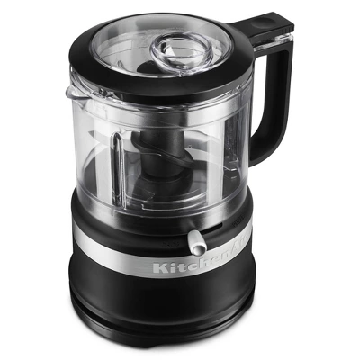 KitchenAid 3.5-Cup Food Chopper - Black Matte: 2 Speeds, Stainless Steel Blades, Dishwasher-Safe Parts, 240 Watts 3 KitchenAid 3.5-Cup Food Chopper - Black Matte: 2 Speeds, Stainless Steel Blades, Dishwasher-Safe Parts, 240 Watts