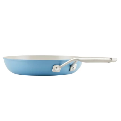 KitchenAid Hard Anodized 10" Nonstick Ceramic Frying Pan - Blue Velvet: Ceramic Skillet, Stainless Steel Handle 10 KitchenAid Hard Anodized 10" Nonstick Ceramic Frying Pan - Blue Velvet: Ceramic Skillet, Stainless Steel Handle - Image 8
