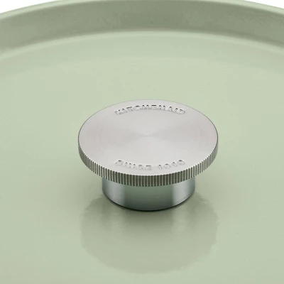 KitchenAid 6qt Enameled Cast Iron Induction Dutch Oven Pistachio 15 KitchenAid 6qt Enameled Cast Iron Induction Dutch Oven Pistachio - Image 13