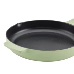 KitchenAid 12" Enameled Cast Iron Induction Skillet With Helper Handle And Pour Spouts Pistachio 17 KitchenAid 12" Enameled Cast Iron Induction Skillet With Helper Handle And Pour Spouts Pistachio -KitchenAid Shop GUEST f45dfe79 b44f 4368 99b1 9d9bbe0f79da