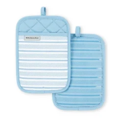 KitchenAid Albany Pot Holder 2-Pack Set, Blue Velvet, 7"x10" 9 KitchenAid Albany Pot Holder 2-Pack Set, Blue Velvet, 7"x10" -KitchenAid Shop GUEST f5b45bb7 d3a2 4f64 a457 9faecc432190