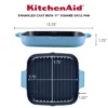 KitchenAid 11" Enameled Cast Iron Square Grill And Roasting Pan - Blue Velvet 1 KitchenAid 11" Enameled Cast Iron Square Grill And Roasting Pan - Blue Velvet -KitchenAid Shop GUEST f7af37d1 983d 4e1e 8115 1dd7ad851426