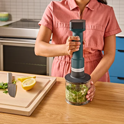 KitchenAid Go Cordless Hand Immersion Blender: Mixes, Blends, Chops, Whips, Dishwasher-Safe Parts, 1 Speed, Shaded Palm 5 KitchenAid Go Cordless Hand Immersion Blender: Mixes, Blends, Chops, Whips, Dishwasher-Safe Parts, 1 Speed, Shaded Palm - Image 3